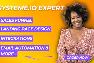 build systeme io, sales funnel, systeme io landing page, systeme io website