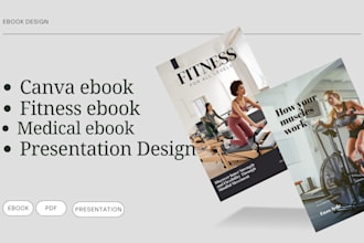 do canva ebook,fitness medical ebook,health fitness ebook