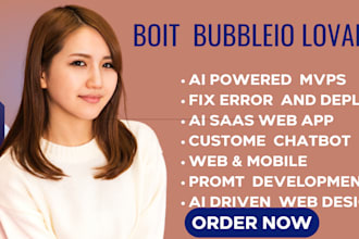 building scalable ai web apps, saas mvps  modern websites with bolt