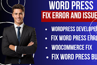 fix your wordpress issues error bug elementor website developer woocommerce fix