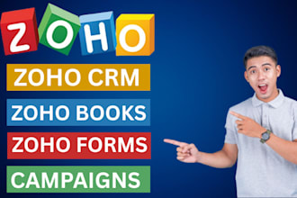 do zoho CRM zoho campaign and forms zoho one zoho setup