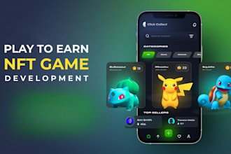 develop nft game, p2e game, crypto , solana, metaverse game for mobile and web
