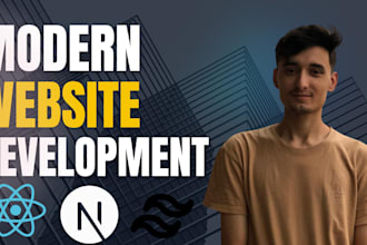 do react js,next js,typescript and tailwind css responsive website
