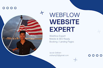 build design or redesign a webflow website for you