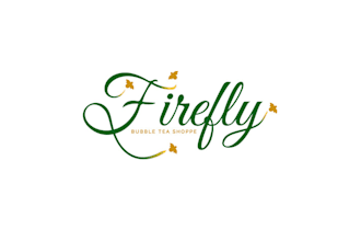 design firefly bubble tea shop logo