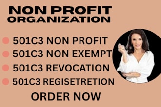 register your nonprofit, obtain 501c3 status, bylaws, and reinstate nonprofit