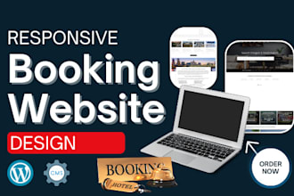 design responsive realtor, airbnb, hotel and booking website