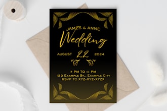 design elegant wedding and anniversary invitations