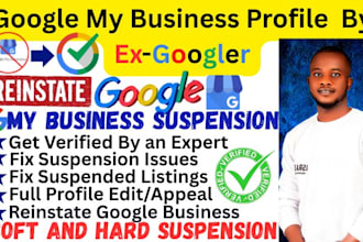reinstate suspended google my business, gmb suspension, appeal g0ogle profile