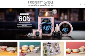 build handmade candle shopify store handmade candle website candle shopify store