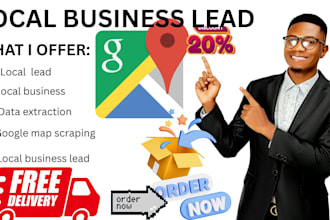 do google map scraping for local business lead generation and data extraction