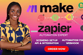 automate your workflow with make com zapier, airtable notion api