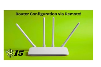 router configuration via remote