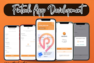 develop fintech app payment app crypto wallet app neo bank app loan app bank app