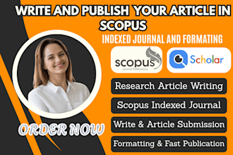 write and publish your research article in google scholar scopus indexed journal