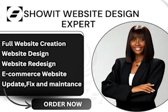 design redesign customize your showit website showit template and SEO