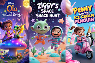 illustrate children story book illustration kids storybook cover children book