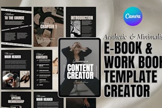 custom canva ebooks stress fitness guides, kids activity books and etsy ebook