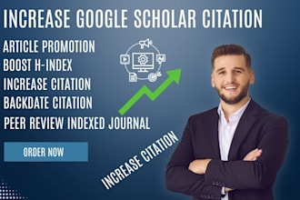 increase google scholar backdate citation peer review journal publication