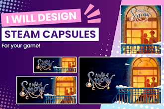 do your steam capsules, logo or graphic design