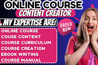 do online course creation online  course content online course curriculum lesson