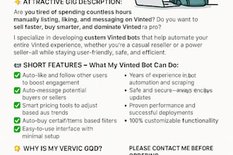 build discord bot, vinted bot, amazon bot, restock bot, monitor bot