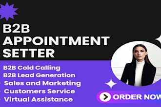 do certified b2b appointment setter, cold calling or telemarketing to get sales