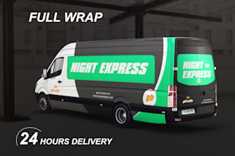 do professional custom vehicle wrap, van wrap truck wrap, box trailer wrap