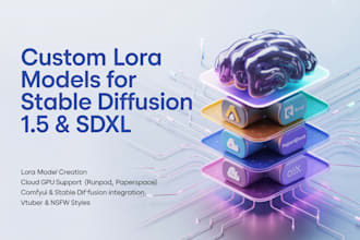 create custom lora model for stable diffusion comfyui runpod paperspace cloud sd