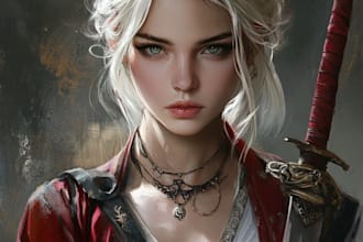 draw your dnd character, fantasy, fanart character
