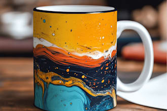 do awesome custom mug design