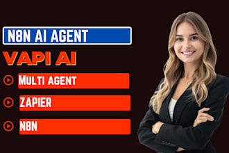 develop ai agent for business using vapi, relevance ai, n8n, cold calling
