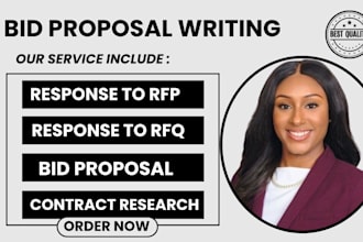 write winning  janitorial bid proposal response to rfq rfp research gov contract