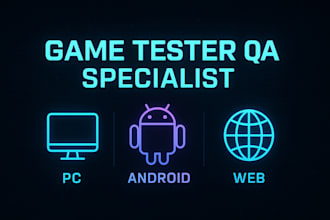test your mobile or PC game and provide a detailed QA report
