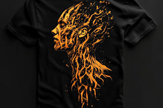 create an awesome custom typographic tshirt design