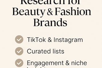 research tiktok and instagram influencers for your brand