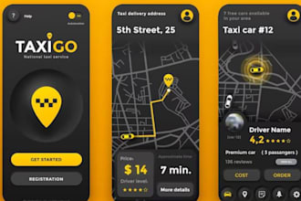 create uber clone app, taxi app, uber clone app  booking app for android and ios
