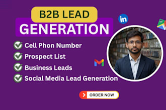 b2b lead generation business leads prospect list cell phon number