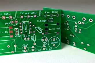 design custom schematic and pcb in kicad, easyeda, altium, eagle and pcb board