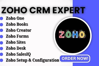 setup zoho crm, zoho automation, zoho campaign, zoho landing page, zoho commerce