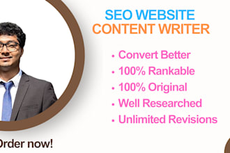 be your professional SEO website content writer or copywriter