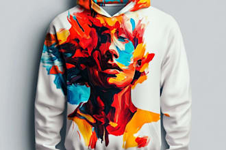 make a modern streetwear tshirt or hoodie design