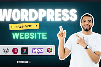 create and modify wordpress website for your business