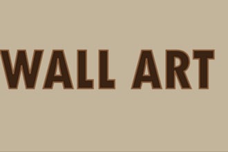create unique canvas wall art, laser cut files,mural decal, banners for you