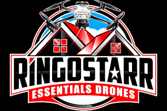 design a custom drone logo with unlimited revisions