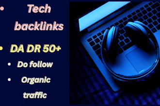 provide high do follow niche relevant tech backlinks