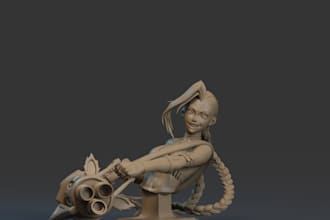 design stylized 3dbust model,comical headbust,collectibles,figurine bust,3dprint