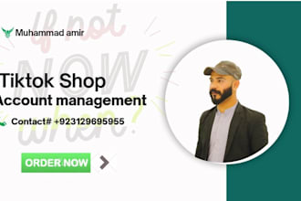 handle your tiktok seller account with a to z services