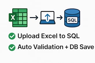 create a web app to upload excel to sql server with validation