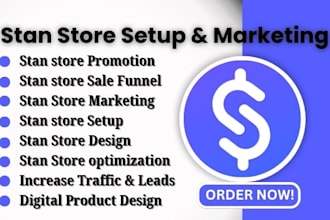 stan store marketing , etsy stan store, stan store sales funnel and promotion